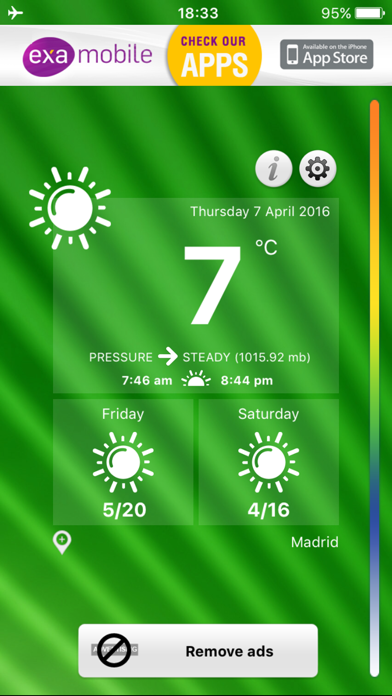 暑い天気温度計 screenshot1