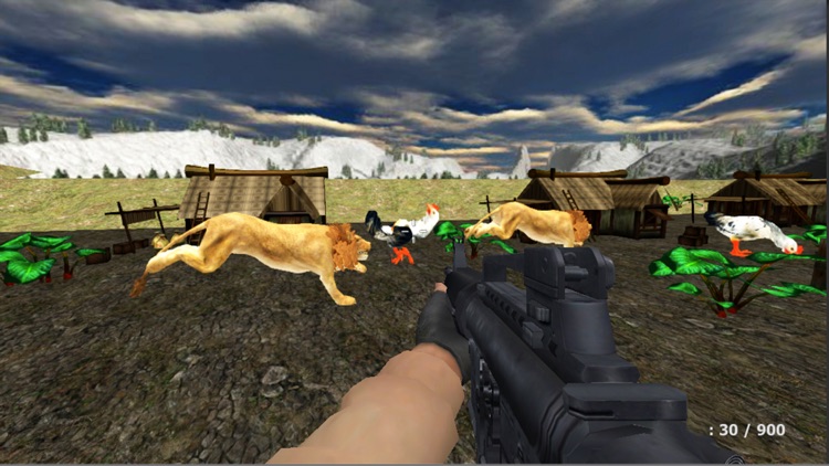 Frenzy Chicken Shooter Game 3D screenshot-3