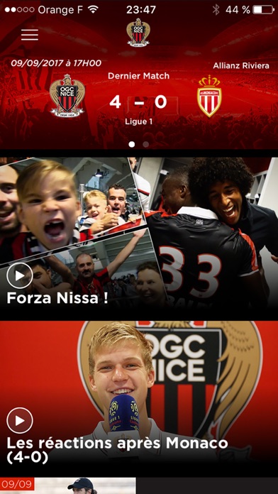 How to cancel & delete OGC Nice (Officiel) from iphone & ipad 2