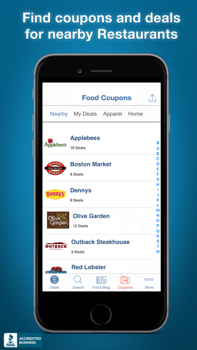 How to cancel & delete Food Coupons, Restaurants App from iphone & ipad 1