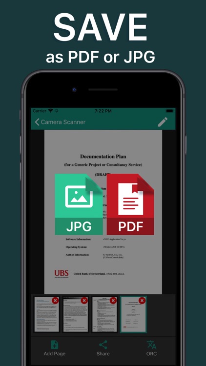 Camera Scanner - ORC Scanner