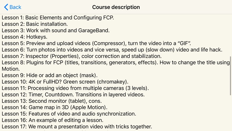 FCPX course, training screenshot-5