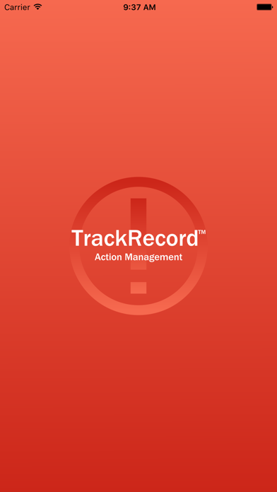 How to cancel & delete TrackRecord Actions from iphone & ipad 1