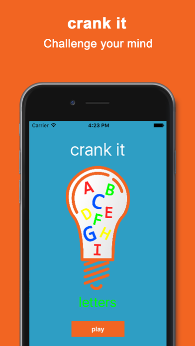 How to cancel & delete Crank It - Letters - Brain Teaser (Ad Supported) from iphone & ipad 1