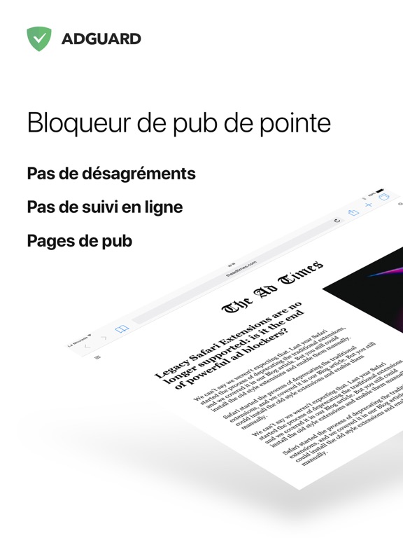 AdGuard Pro — adblock avancé AdGuard Pro — adblock avancé