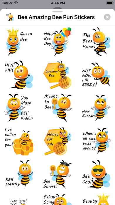 Bee Amazing Bee Pun Stickers screenshot 2