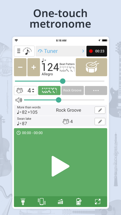 How to cancel & delete Tuner & Metronome -Soundcorset from iphone & ipad 4