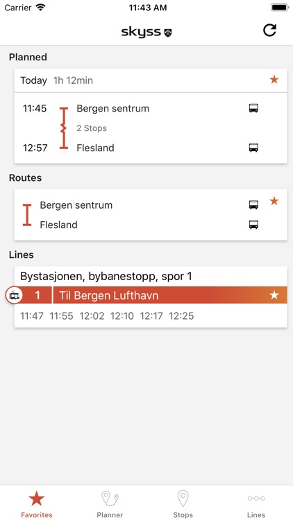 reiseplanlegger bergen