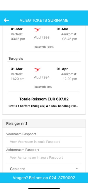 Suriname Vliegtickets(圖3)-速報App