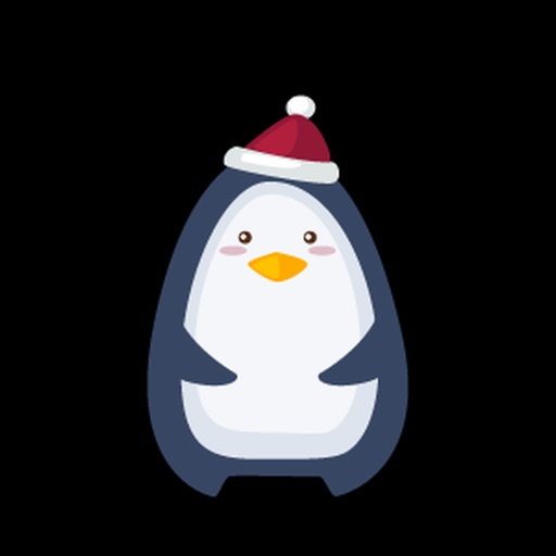 Penguin Overjoyed Sticker