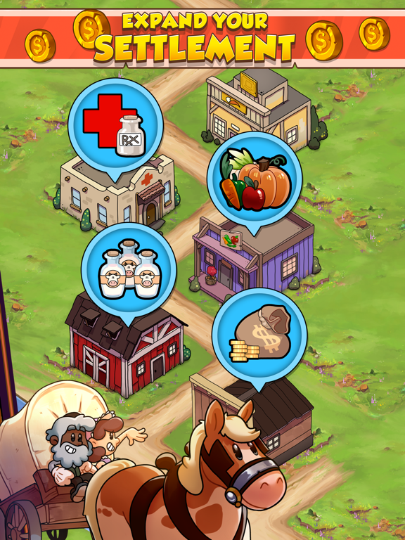 Idle Frontier: Western Tapper на iPad