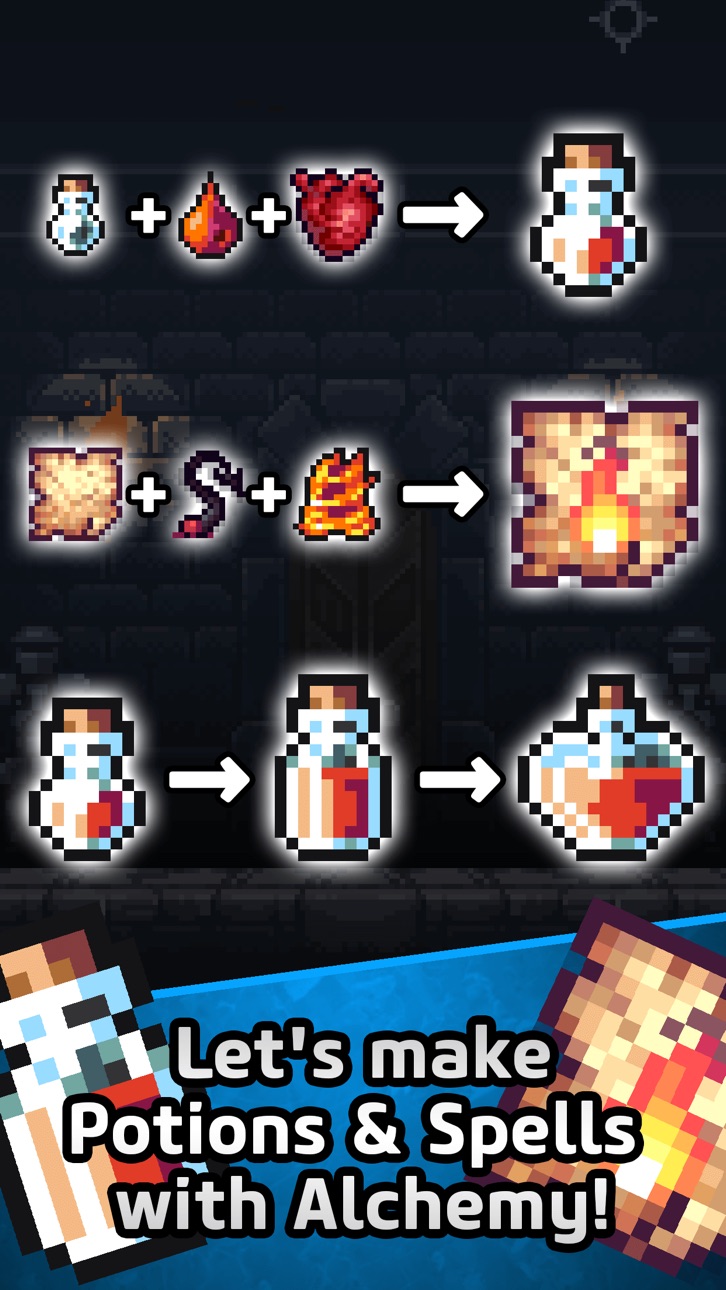 Dungeon & Alchemist - Free Hack screenshot 2 - iOS game interface