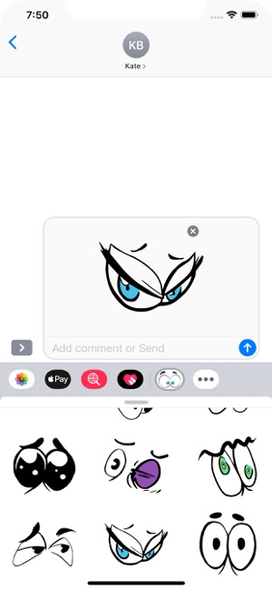 Eye Contacts Stickers Pack(圖6)-速報App