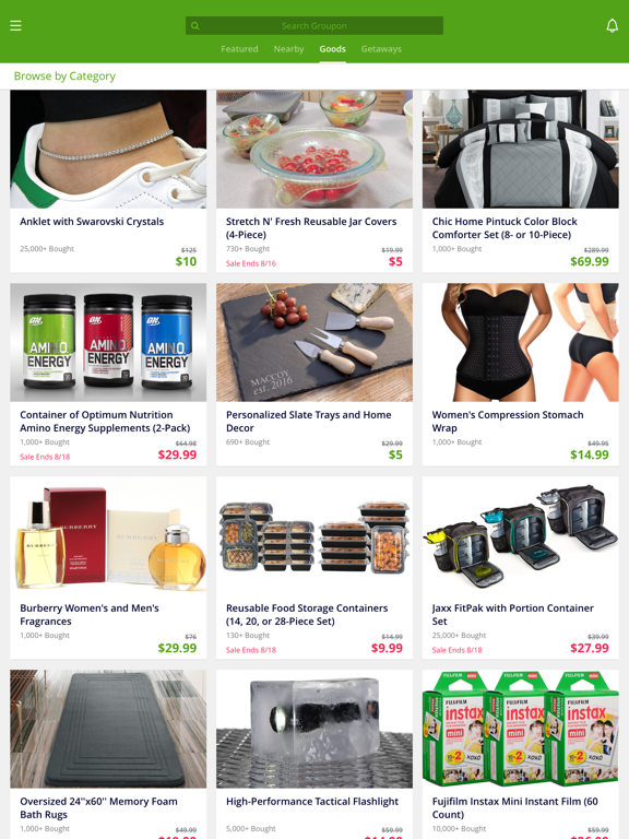 Groupon - Deals, Coupons & Shopping: Discounts on Local Restaurants, Events, Hotels, Yoga & Spas screenshot