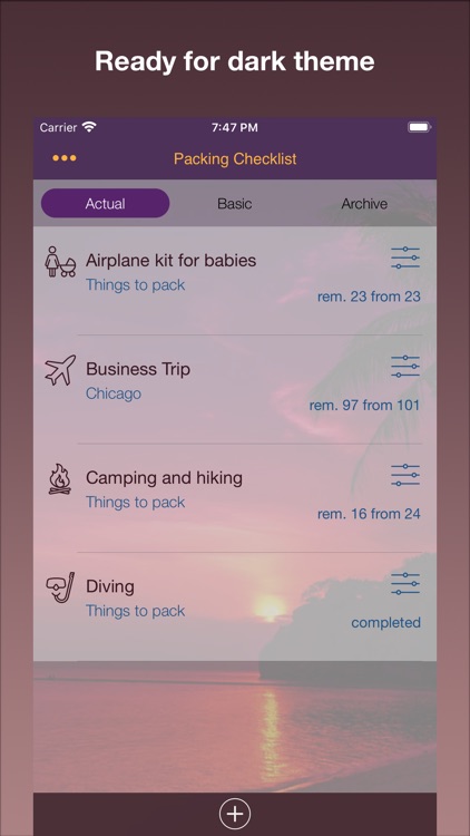 Travel Packing Checklists screenshot-1