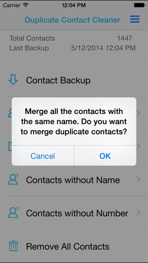 Duplicate Contact Cleaner(圖4)-速報App