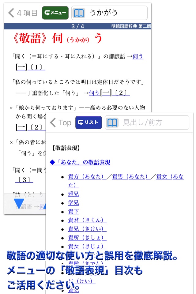 明鏡国語辞典第二版【大修館書店】(ONESWING) screenshot 3
