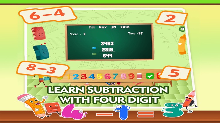Subtraction Mathematics Games screenshot-3