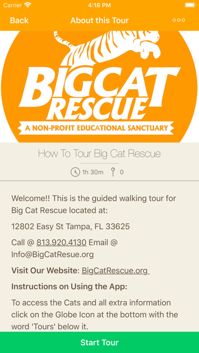 Big Cat Rescue App screenshot 2