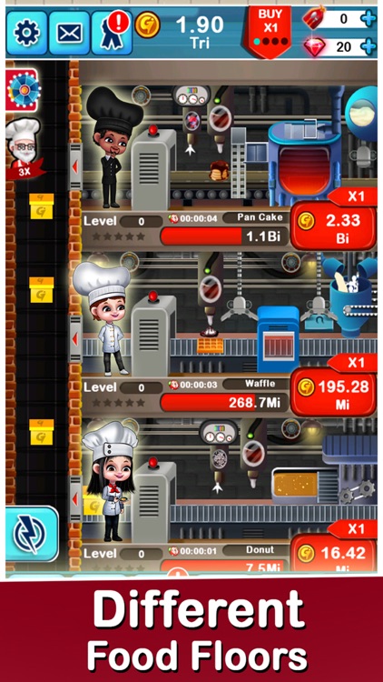 Idle Food Factory Clicker Game screenshot-3