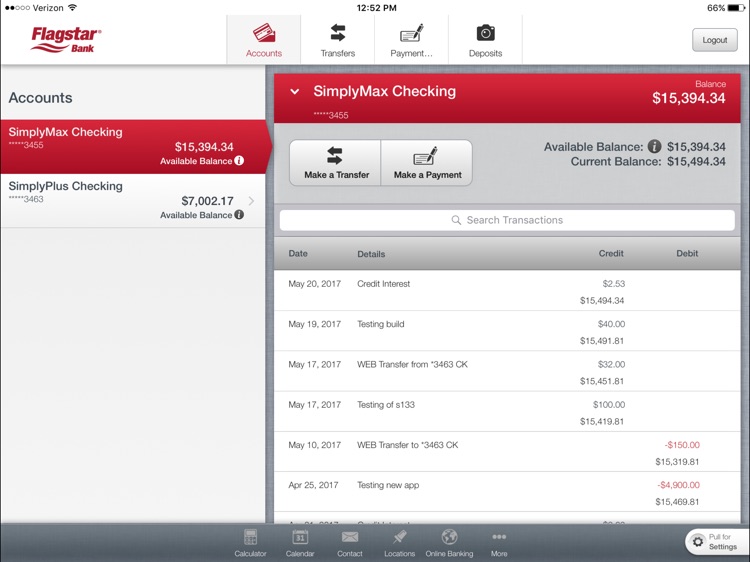 Flagstar Bank for iPad