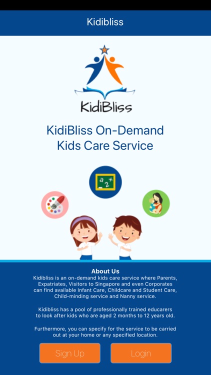 KidiBliss: On-demand Kids Care