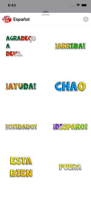 Español Stickers