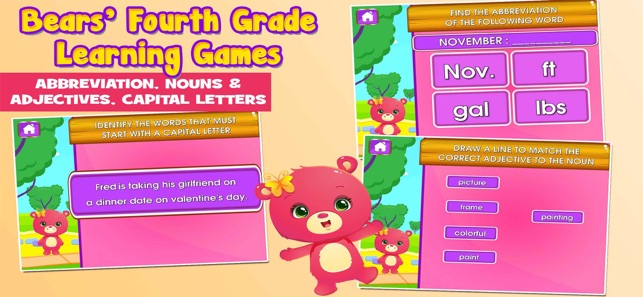 Bears 4th Grade School Games(圖2)-速報App