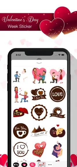 Game screenshot Valentine's Day Week Stickers hack