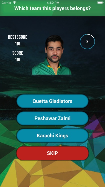 Cricket Player Team - PSL Quiz screenshot-7