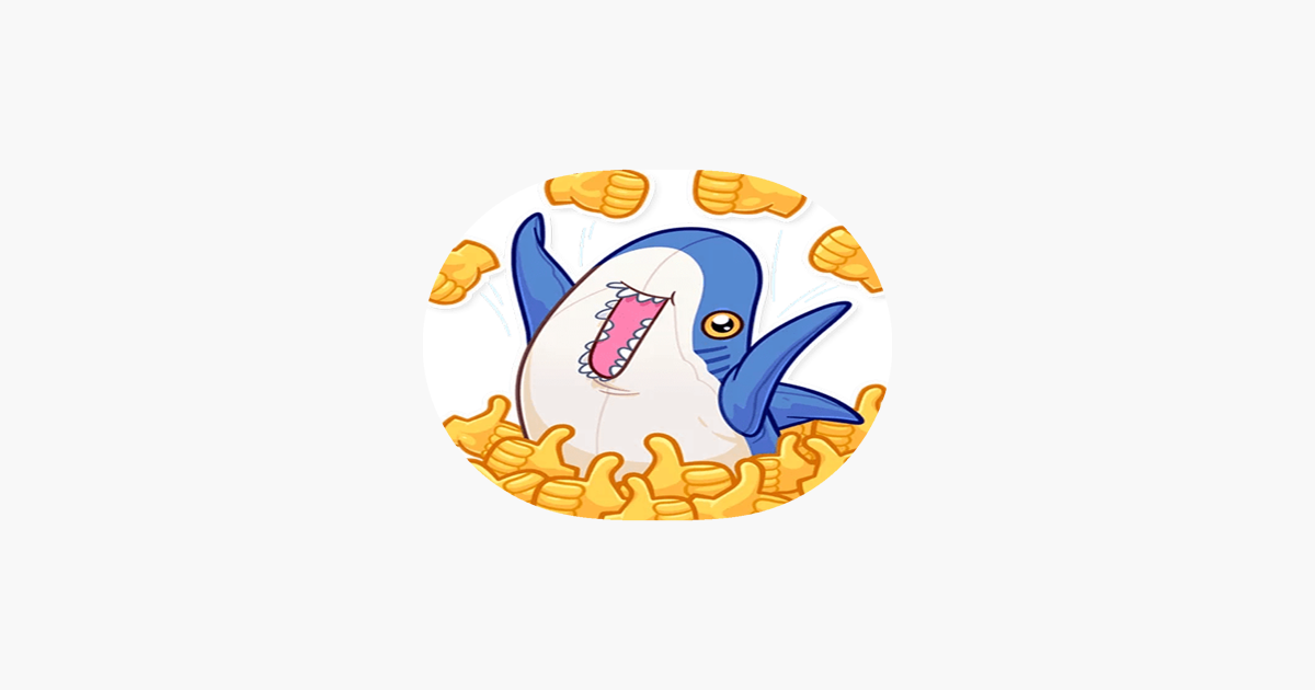 ‎Cute Shark Emoji Funny Sticker on the App Store