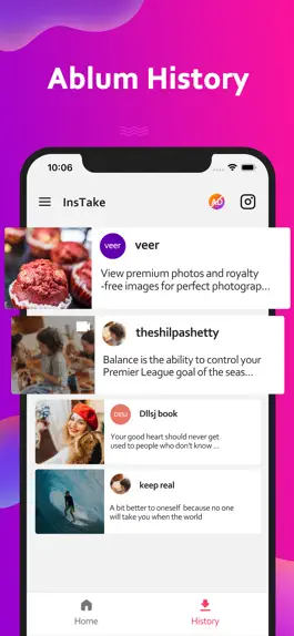 Game screenshot InsTake: Repost Photo, Stories mod apk