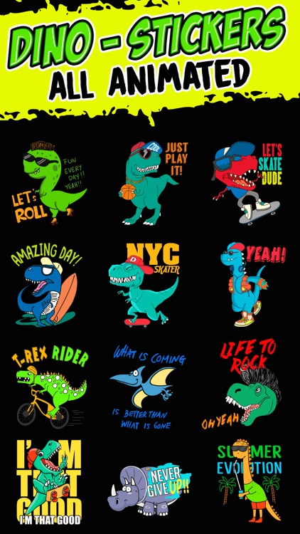 Dinosaur: Animated Stickers