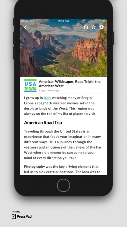 USA Travel Magazine app