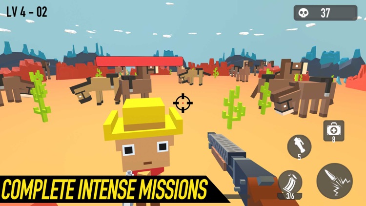 Block Shooting Hero - Gun Game