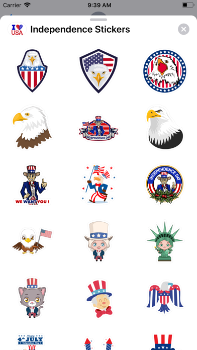 4th of July Stickers ⋆ screenshot 4