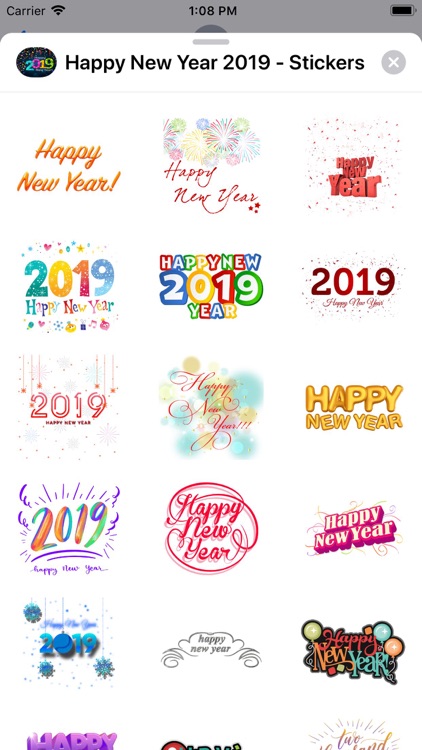 Happy New Year 2019 - Stickers