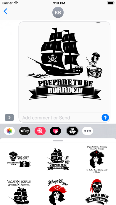Stickers-Pirate screenshot 2