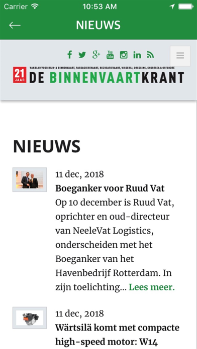 Binnenvaartkrant screenshot 2