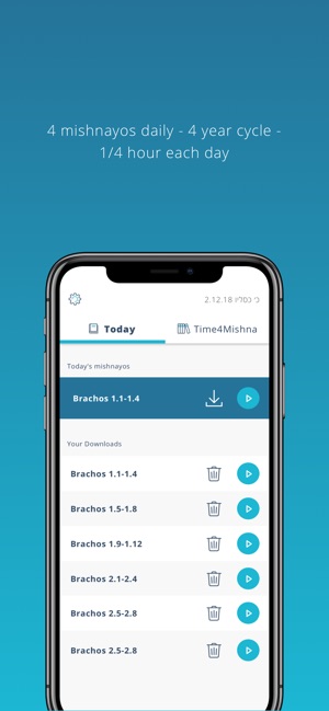 Time4Mishna - Daily Mishnayos(圖2)-速報App