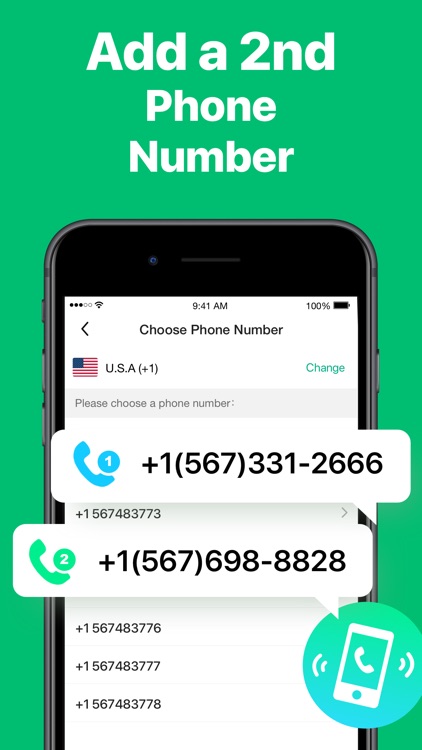 2nd Line : Second Phone Number screenshot-4