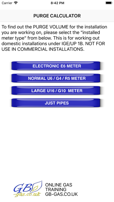 How to cancel & delete GB Gas Purging Calculator from iphone & ipad 1