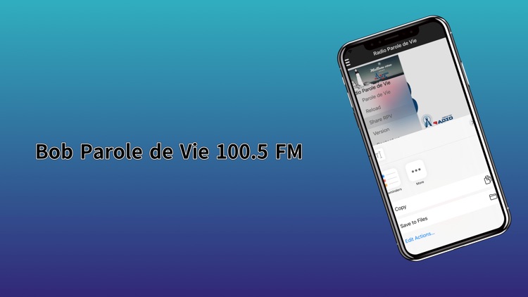 Bob Parole de Vie 100.5 FM screenshot-3