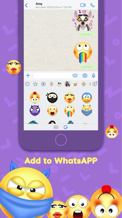 Funny Sticker - Memes & Emojis screenshot 2