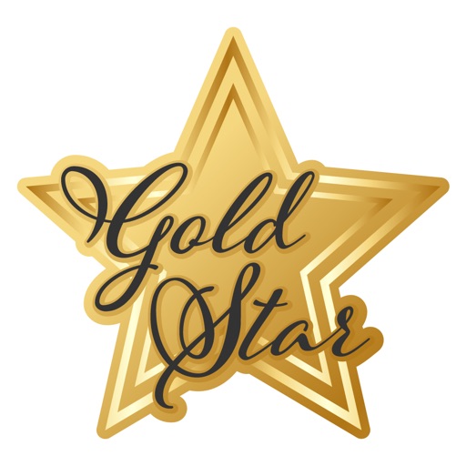 Gold star store icon