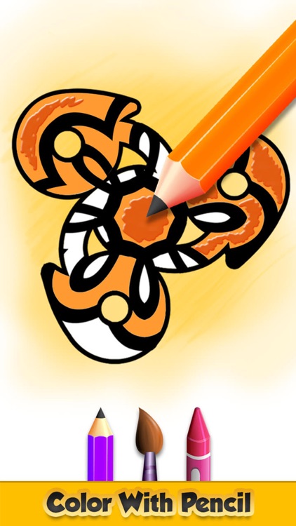 Coloring Pages: Fidget Spinner