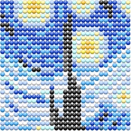 beads Art - color by number