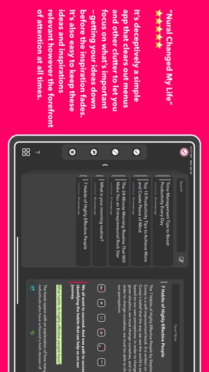 Nural - tasks, notes & chat screenshot-9