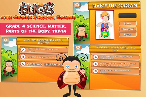 Bugs Fourth Grade Kids Games screenshot 4