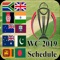 Cricket WC Schedule 2019 app provides you multiple features including world cup schedule, counter and remaining time for cricket world cup, cricket photo frames and photo editor which includes stickers, flags, shirts and more